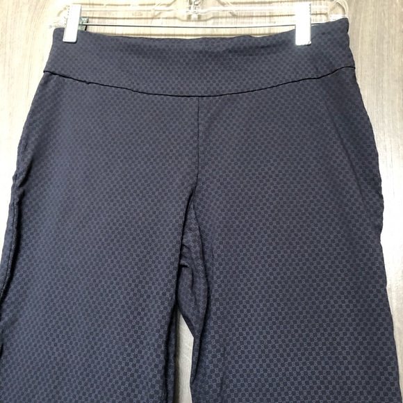 Patterned Blue Dress Pants - Picture 4 of 12